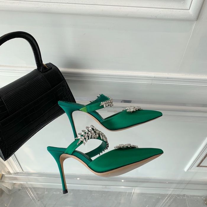 Manolo Blahnik Shoes MBS00012 Heel 9.5CM